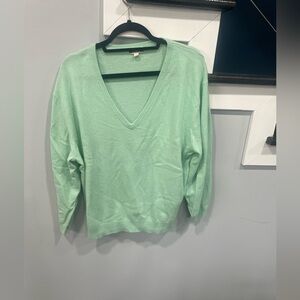 J.Crew cashmere v-neck sweater